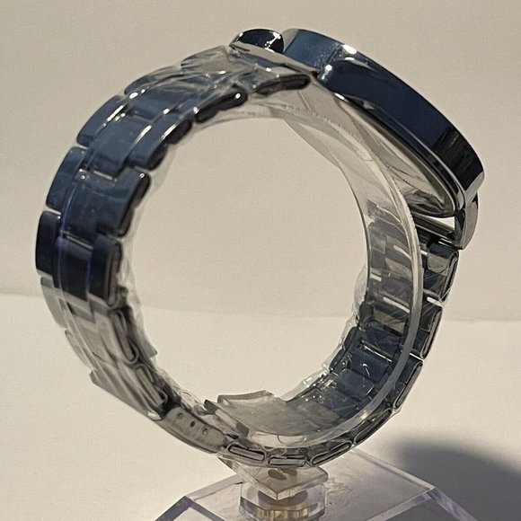 WASHINGTON REDSKINS NFL Team Logo Men's Stainless-Steel Silver Analog Watch NEW - Picture 7 of 10